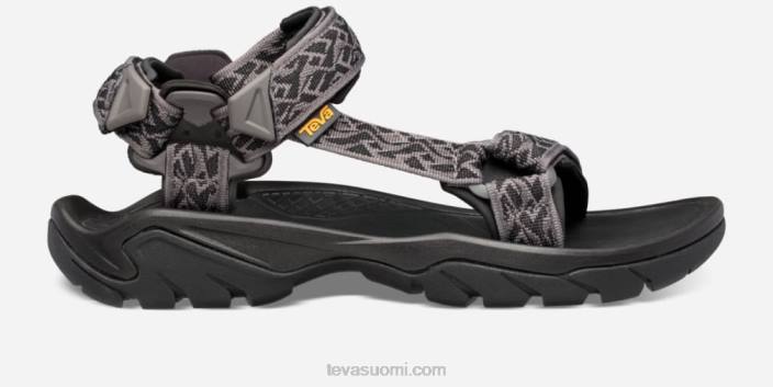 Teva miesten terra fi 5 universaali 42P6257 aaltoileva polku musta