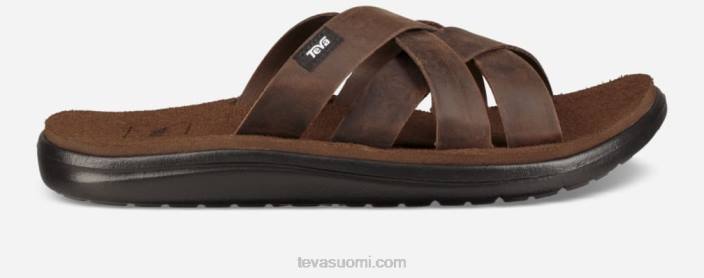 Teva miesten voya slide nahkaa 42P6141 karahvi