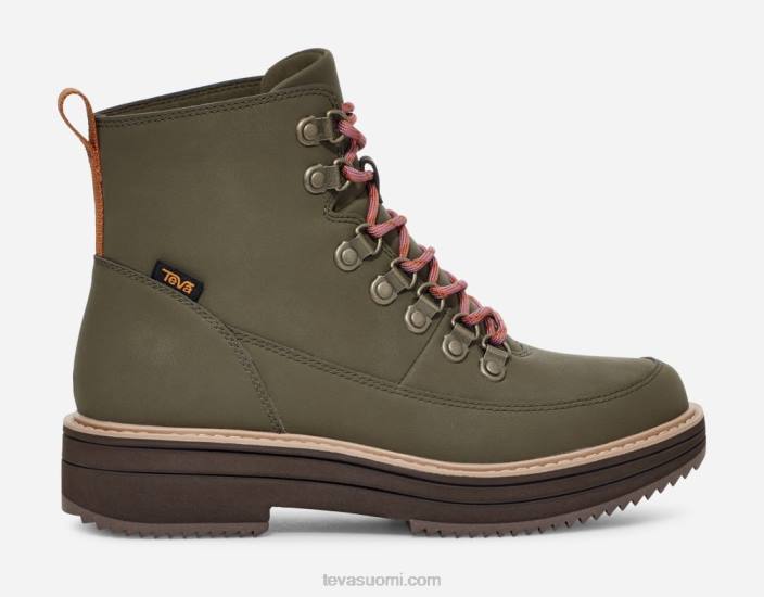 Teva naisten keskimuotoiset saappaat 42P6199 tumma oliivi