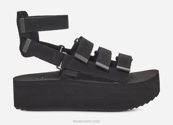 Teva naisten flatform mevia nahkaa 42P680 musta