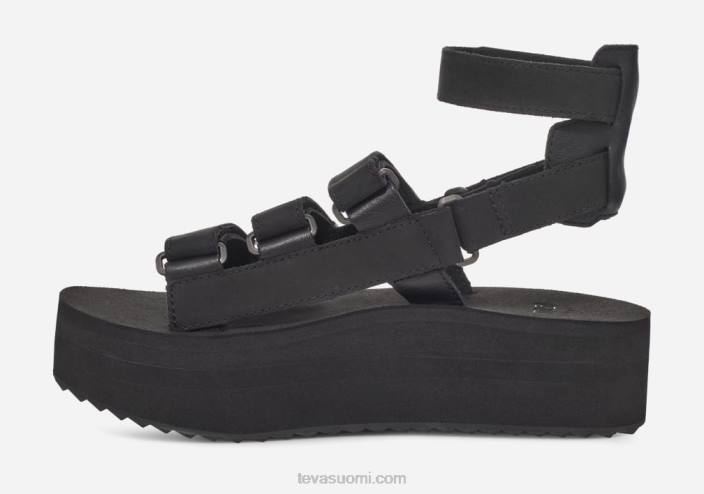 Teva naisten flatform mevia nahkaa 42P680 musta