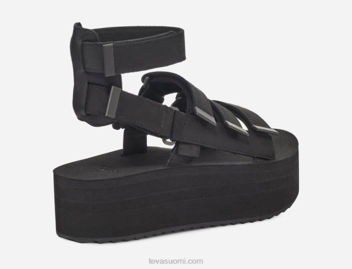 Teva naisten flatform mevia nahkaa 42P680 musta