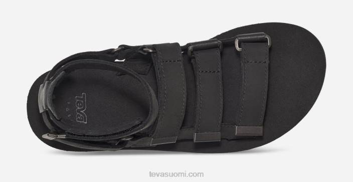 Teva naisten flatform mevia nahkaa 42P680 musta