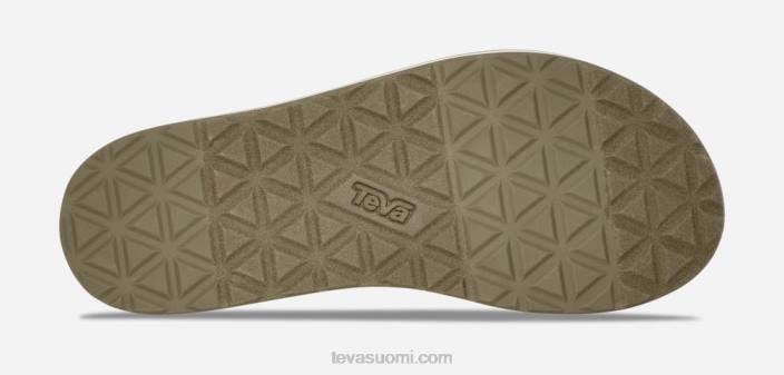 Teva naisten flatform universaali 42P650 loput poltettu oliivi
