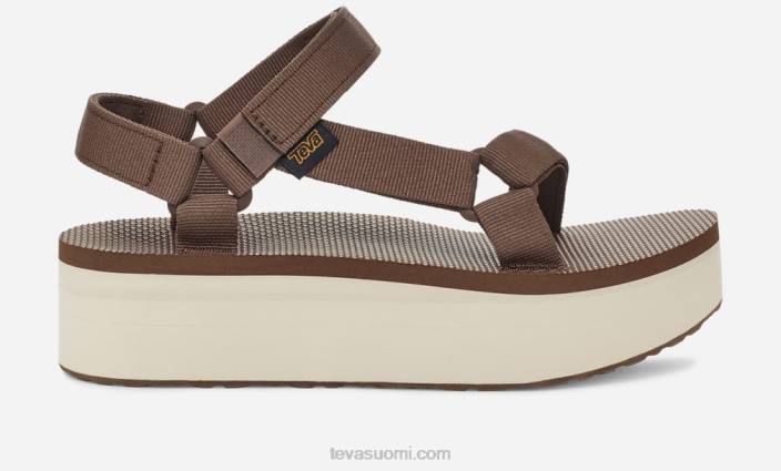 Teva naisten flatform universaali 42P652 ruskea/koivu