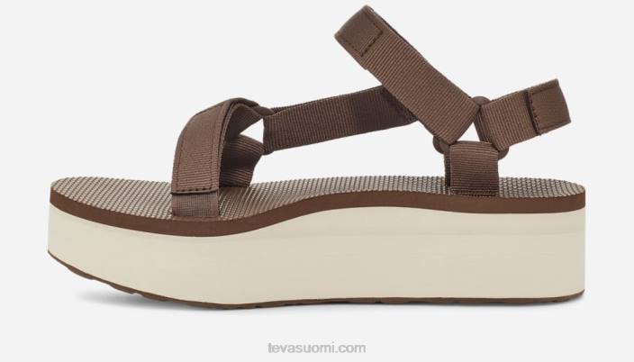 Teva naisten flatform universaali 42P652 ruskea/koivu