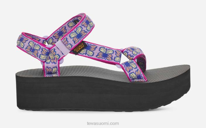 Teva naisten flatform universaali 42P653 perhonen lila
