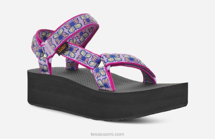 Teva naisten flatform universaali 42P653 perhonen lila