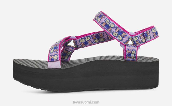 Teva naisten flatform universaali 42P653 perhonen lila