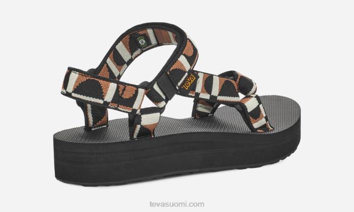 Teva naisten keskimuoto universaali 42P623 pomppi musta/leijona