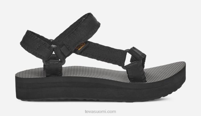 Teva naisten keskimuotoinen universaali koristelu 42P698 musta