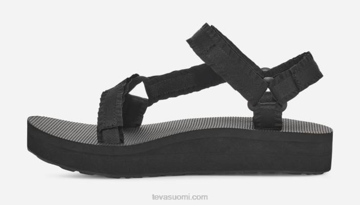 Teva naisten keskimuotoinen universaali koristelu 42P698 musta