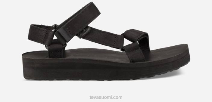 Teva naisten keskimuotoinen yleisnahka 42P678 musta