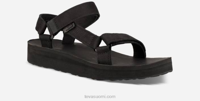 Teva naisten keskimuotoinen yleisnahka 42P678 musta