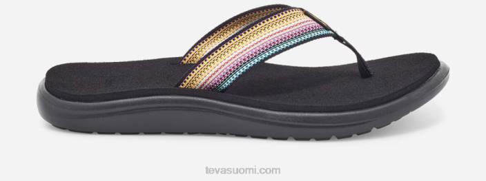 Teva naisten matka flip 42P654 antiguous musta multi