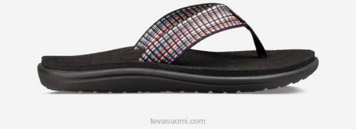 Teva naisten matka flip 42P655 bar street multi musta
