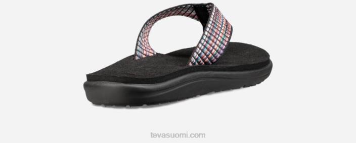 Teva naisten matka flip 42P655 bar street multi musta