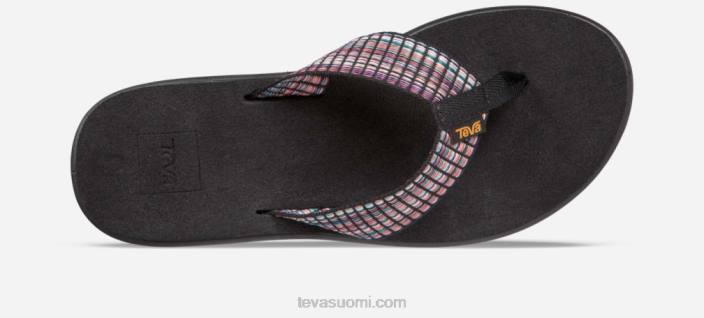 Teva naisten matka flip 42P655 bar street multi musta