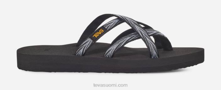 Teva naisten olowahu 42P644 kämmenet musta/valkoinen