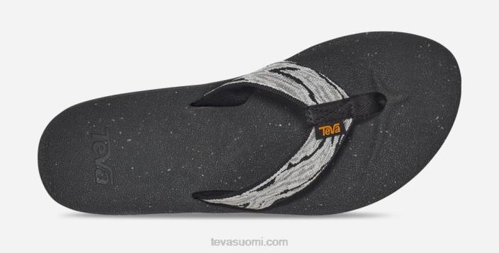 Teva naisten reflip 42P6122 aallot musta/valkoinen