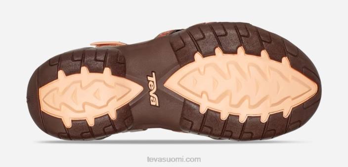 Teva naisten tirra 42P616 pinot rusketus/oranssi