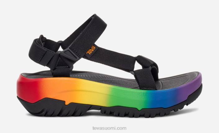 Teva kaikkien sukupuolten hurrikaani xlt2 ampsole brite 42P6377 musta/sateenkaari